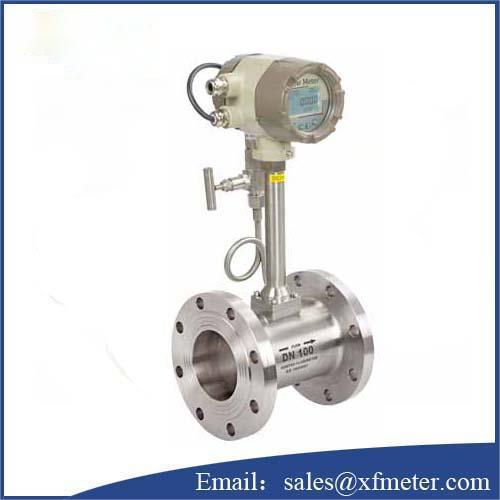 Steam vortex flowmeter