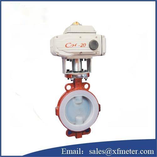 D971F Lining butterfly valve