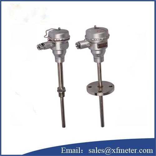 Explosion proof thermocouple with fixed threaded-tube